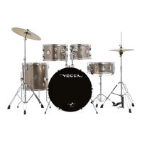 Bateria Vogga Pulse VPD220 22" CHR Chrome