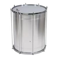 Surdo Luen 60x20 Aluminio Aro Chapa Crom Afinacao Natural