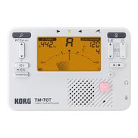 Metronomo Korg TM-70T White C/Afinador