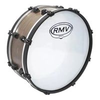 Zabumba RMV PTZE18068 18" Tabaco Canoas Cromadas