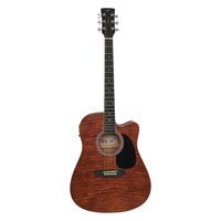 Violão Vogga Vck 370 Eletroacústico Mahogany Flamed
