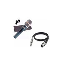 Kit Mic. Kadosh K-98 + Capa + Cachimbo + Cabo XLRF/P10 3m