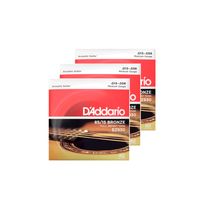 Kit 3 UND Encordoamento Violão D'addario EZ930 Aço .013