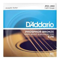 Encordoamento Violão D'addario EJ16 .012 Aço Phosphor Bronze