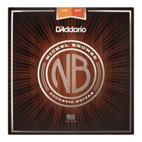 Encordoamento Violão D'addario NB1047 .010 Nickel Bronze