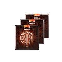 Kit 3 UND Encordoamento Violão D'addario NB1047 .010 Nickel Bronze