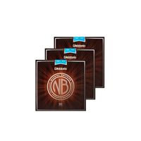Kit 3 UND. Enc. Violão D'addario NB1253 .012 Nickel Bronze