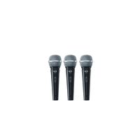 Kit 3 UND. Mic. Shure Sv100 Multifuncional Acompanha Cabo