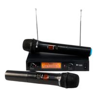 Microfone Sem Fio  Duplo De Mão Kadosh K-302M