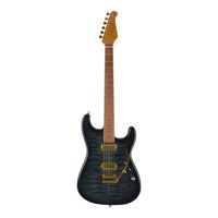 Guitarra Seizi Vintage Ronin Plus HH Quilted Black Gold