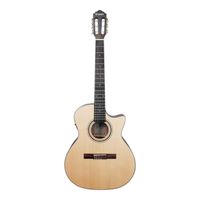 Violao Nailon Giannini Deluxe GNY DLX CEQ NS C/BAG