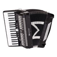Acordeon Michael Acm8007N Spb De 80 Baixos Preto Sólido