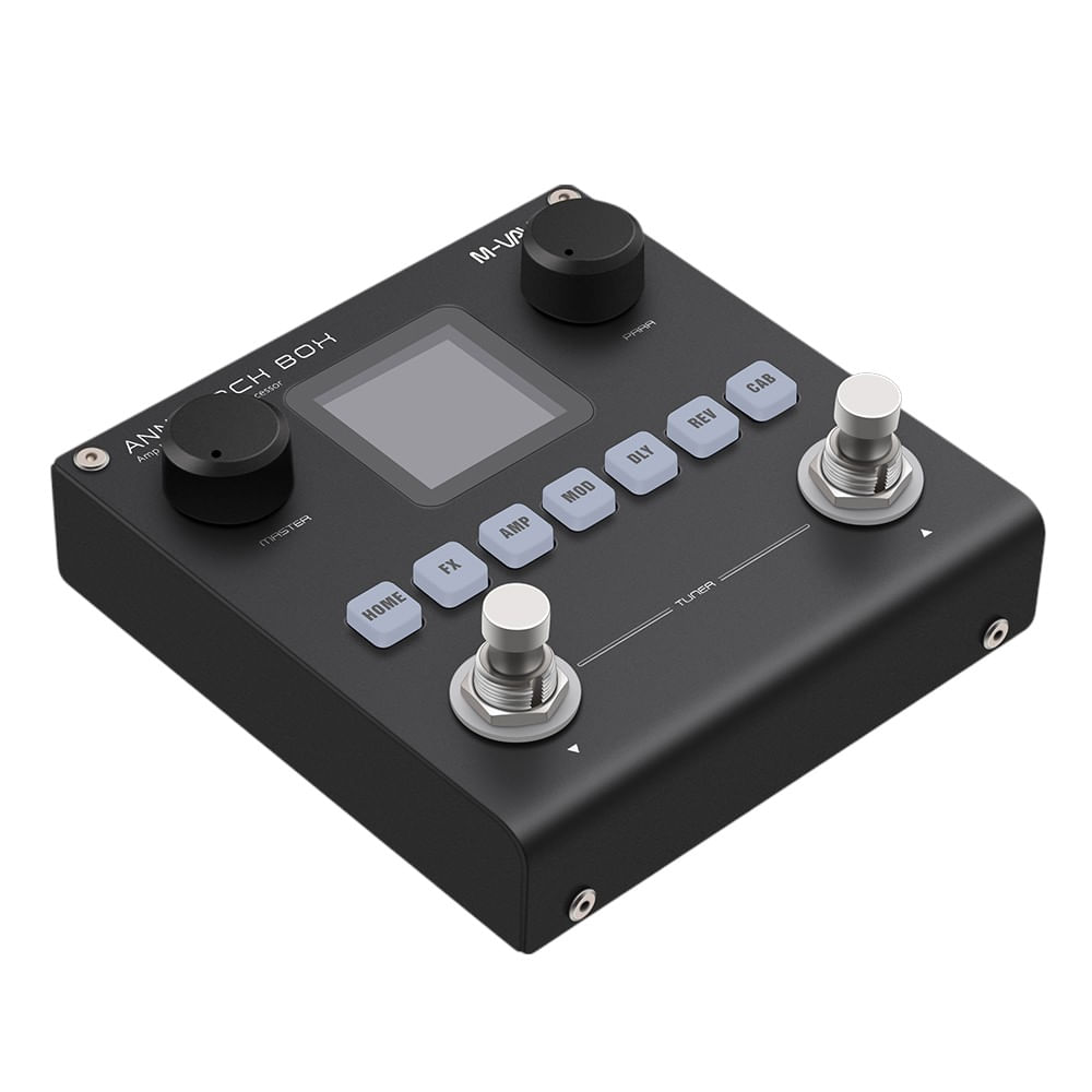 Pedal Multiefeitos M-Vave Black Box Para Guitarra