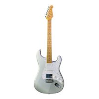 Guitarra Seizi Vintage Budokan Silver Phantom HSS