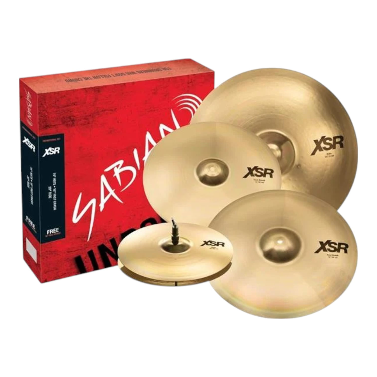 Kit Prato Sabian Xsr 14HH 16CR 18CR 20RD