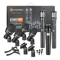Kit Microfone Kadosh K 7 Slim KMD-107 Bateria 7 Peças