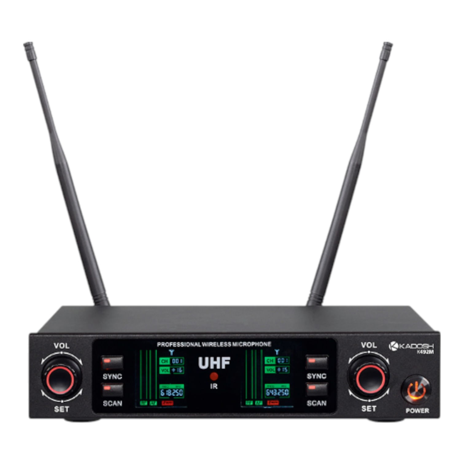 MICROFONE KADOSH SEM FIO KDSW-492M UHF