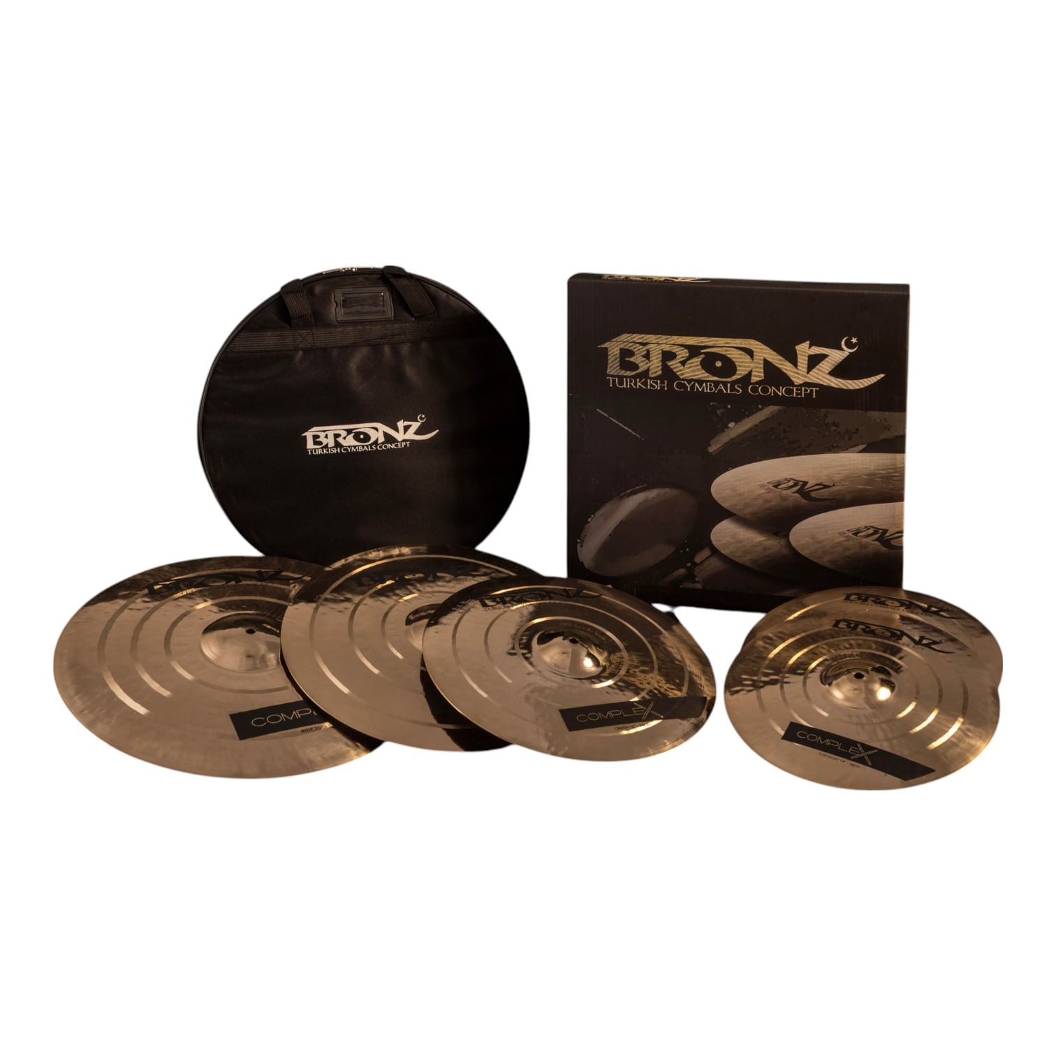 ⑤7-b/7-c/8-iセット Kit de Pratos Bronz Complex Series BRZ-COM-SET4 14/16/18/20