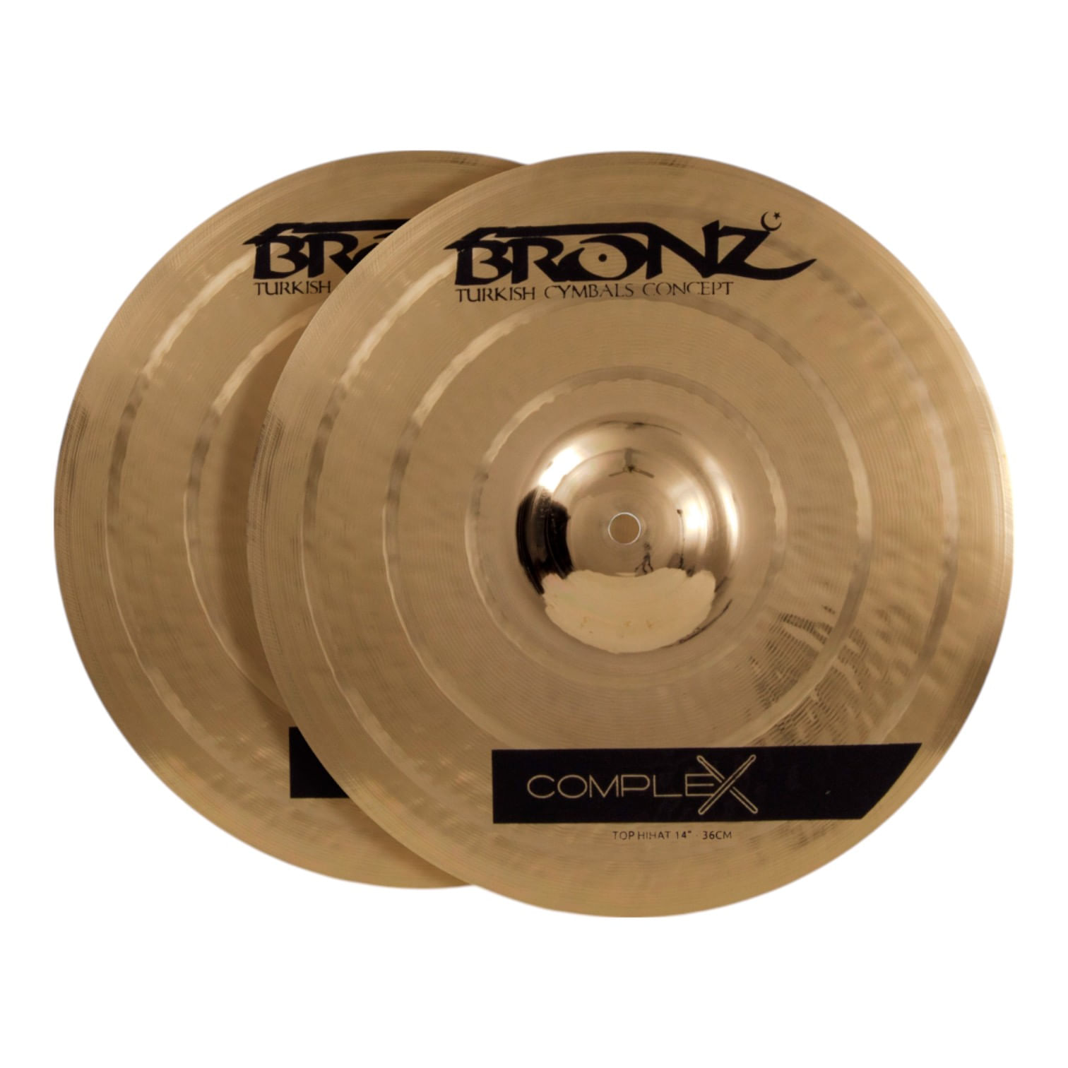 Kit de Pratos Bronz Complex Series BRZ-COM-SET4 14/16/18/20