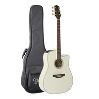 Violão Takamine GD37CE Folk Eletroacústico Pearl White + Bag