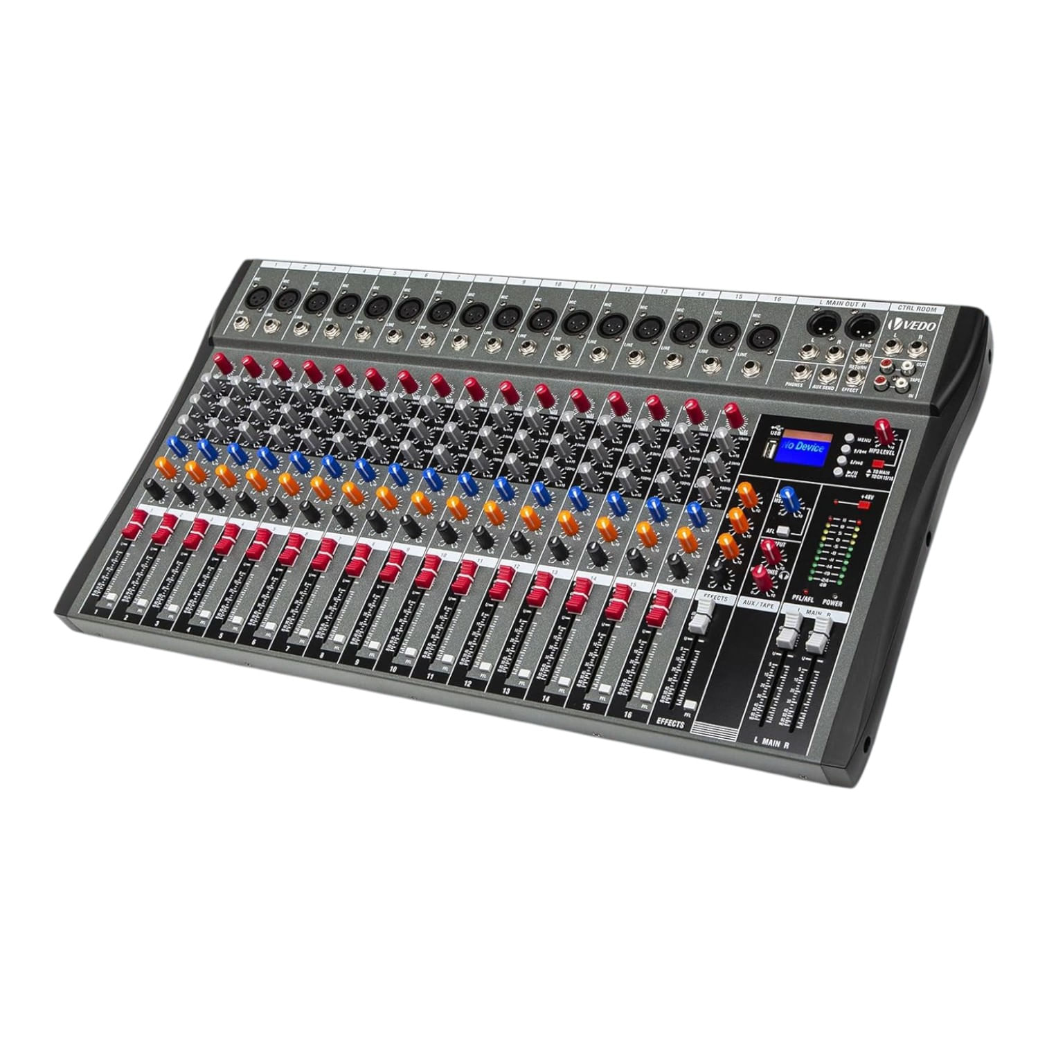 Mesa de Som Vedo VDA216L 16 Canais com USB