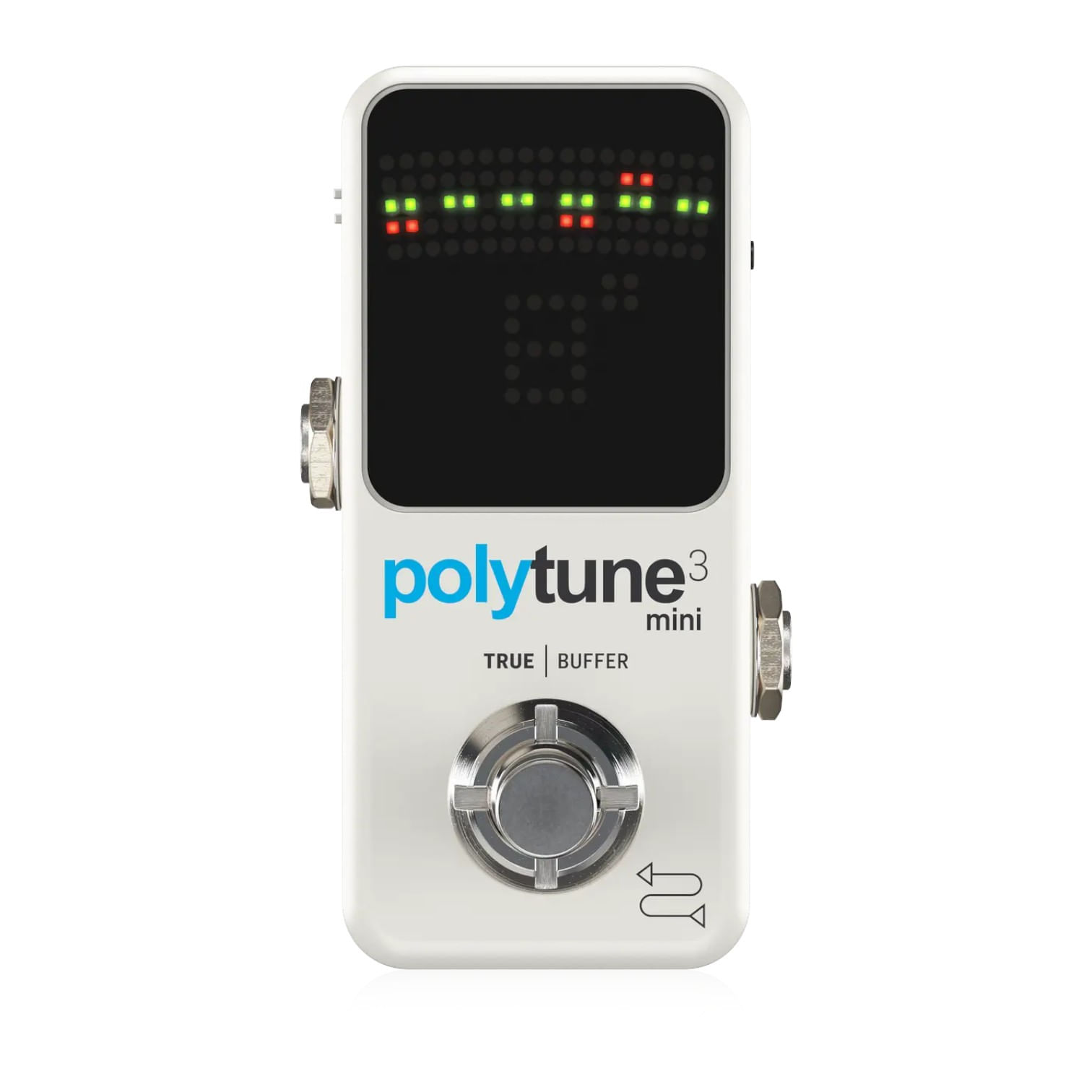 Pedal TC Electronic Polytune 3 Mini Noir Afinador White