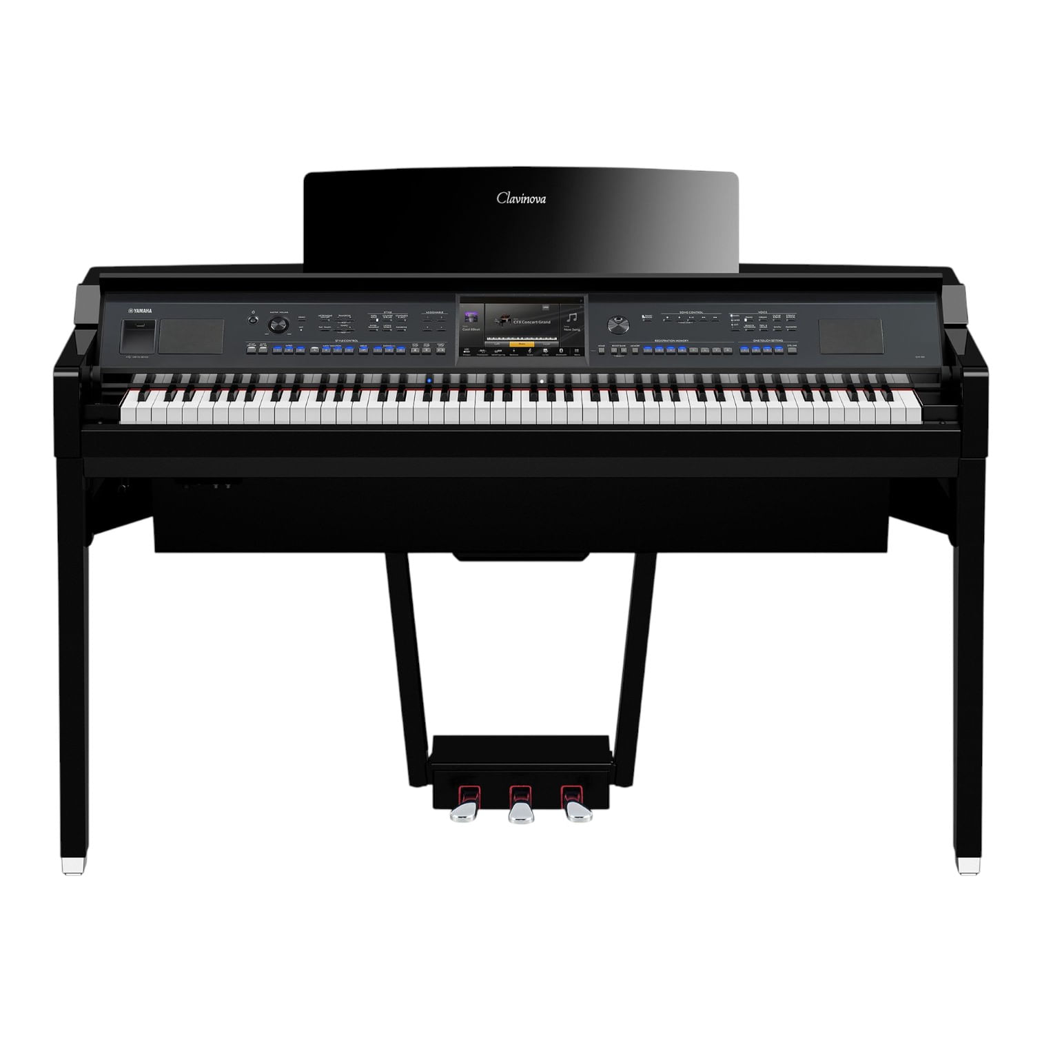 Piano Clavinova Yamaha CVP-909B 88 Teclas Preto Fosco