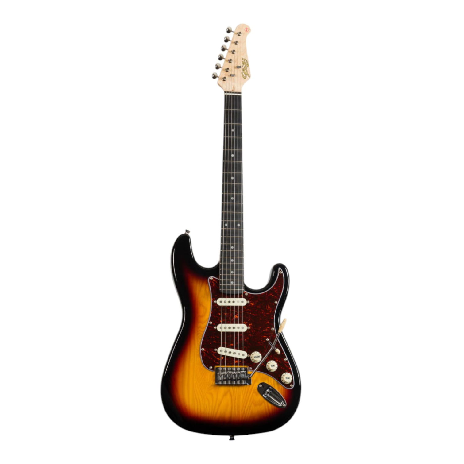 Guitarra Seizi Vintage Shinobi SSS Sunburst Seymour Duncan