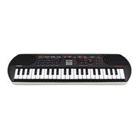 Teclado Casio SA-81H2 Preto Infantil 44 Miniteclas