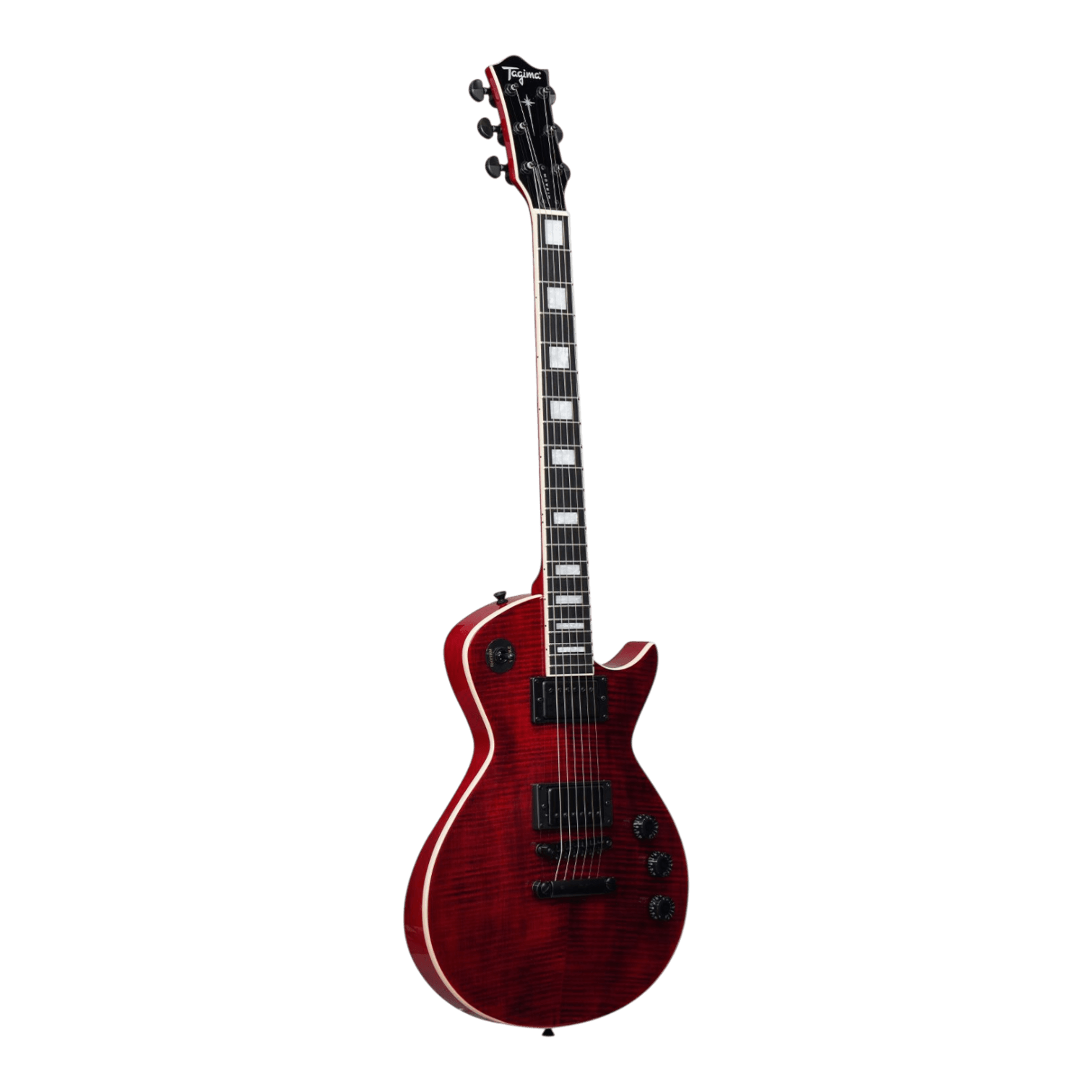 Guitarra Tagima Single Cut Almach TRD Transparent Red HH FL