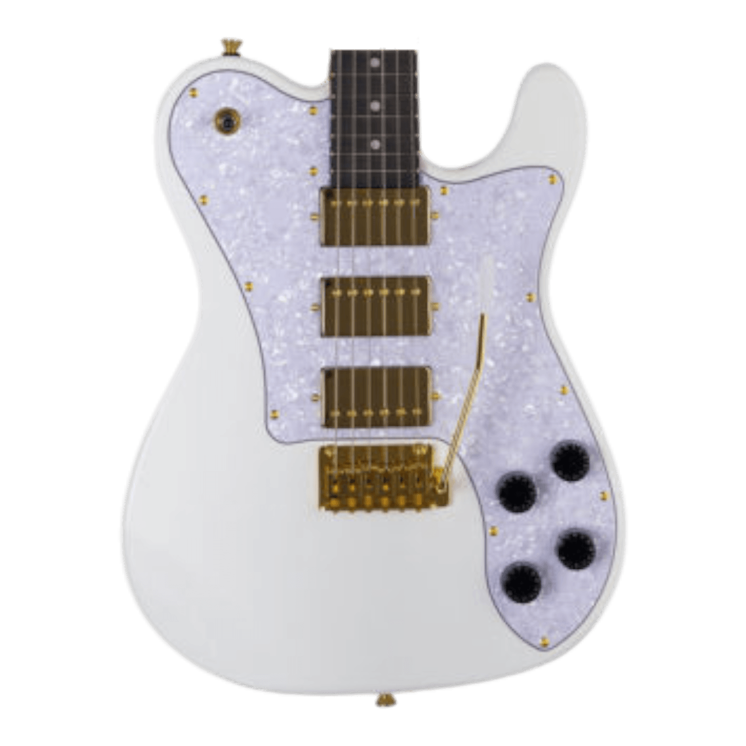 Guitarra Seizi Katana Kabuto Trinity Bruna Tsuruda White Gold