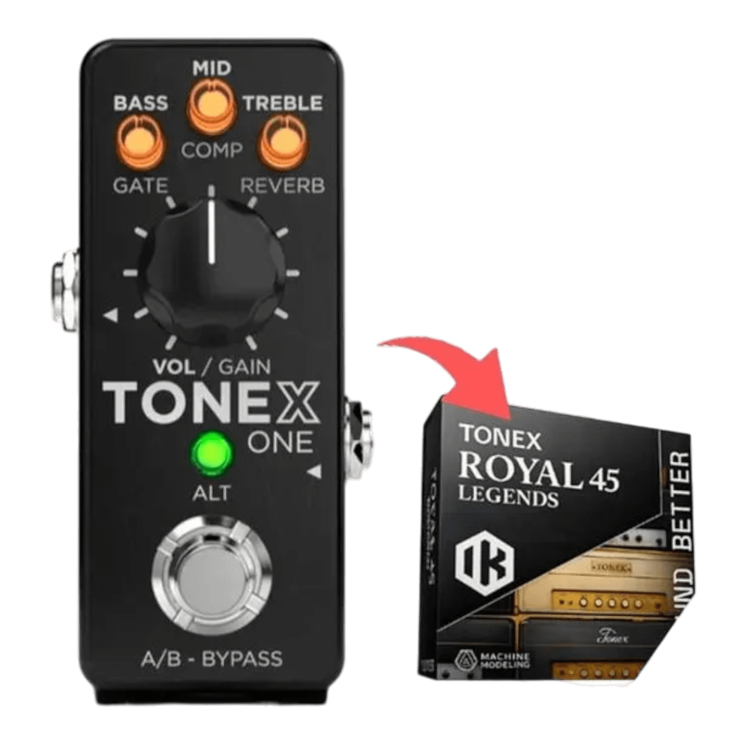 Pedal Amplitube Tonex One para Guitarra